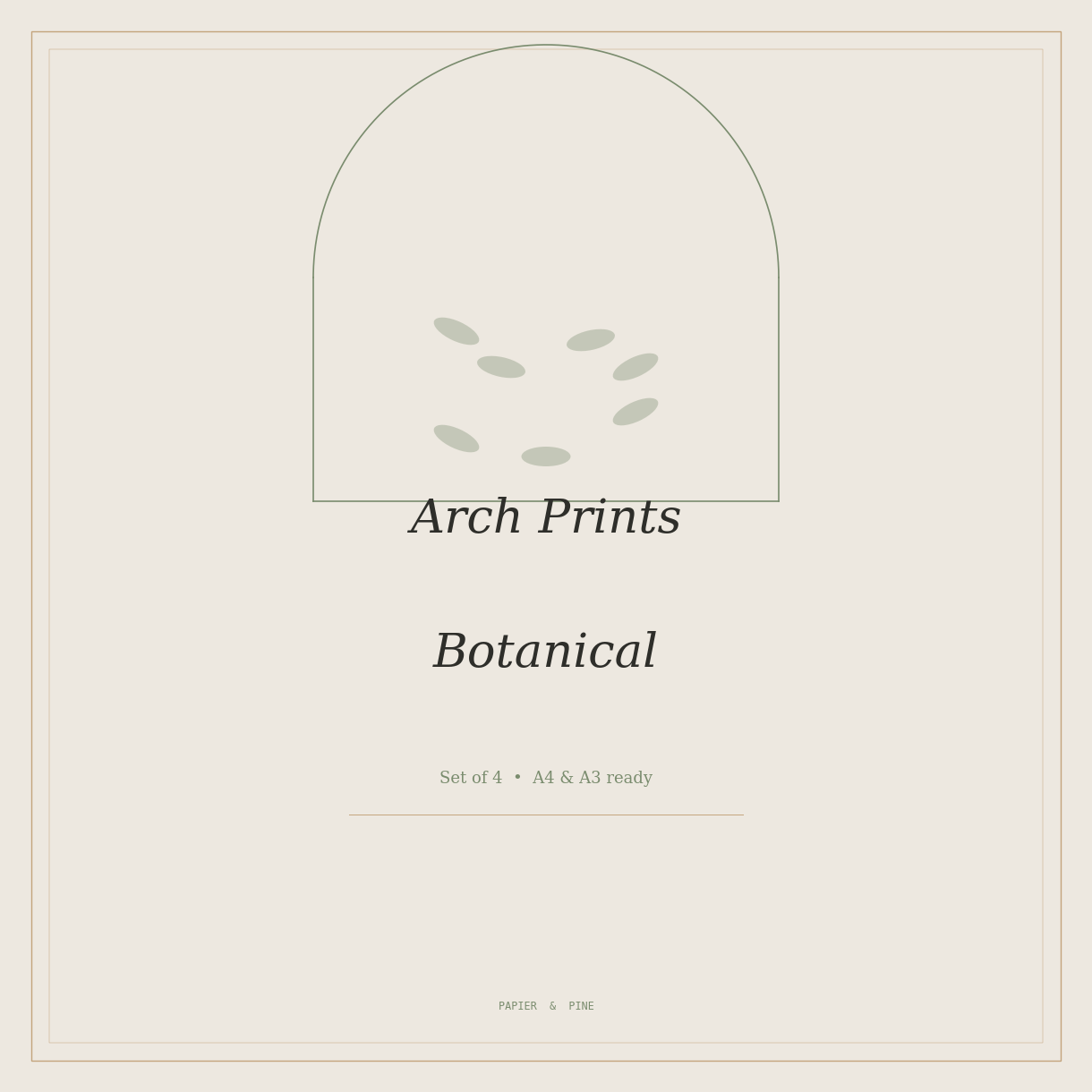 Botanical Arch Prints (Set of 4)